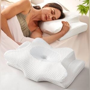 Emircey Contoured Memory Foam Cervical Neck Pillow